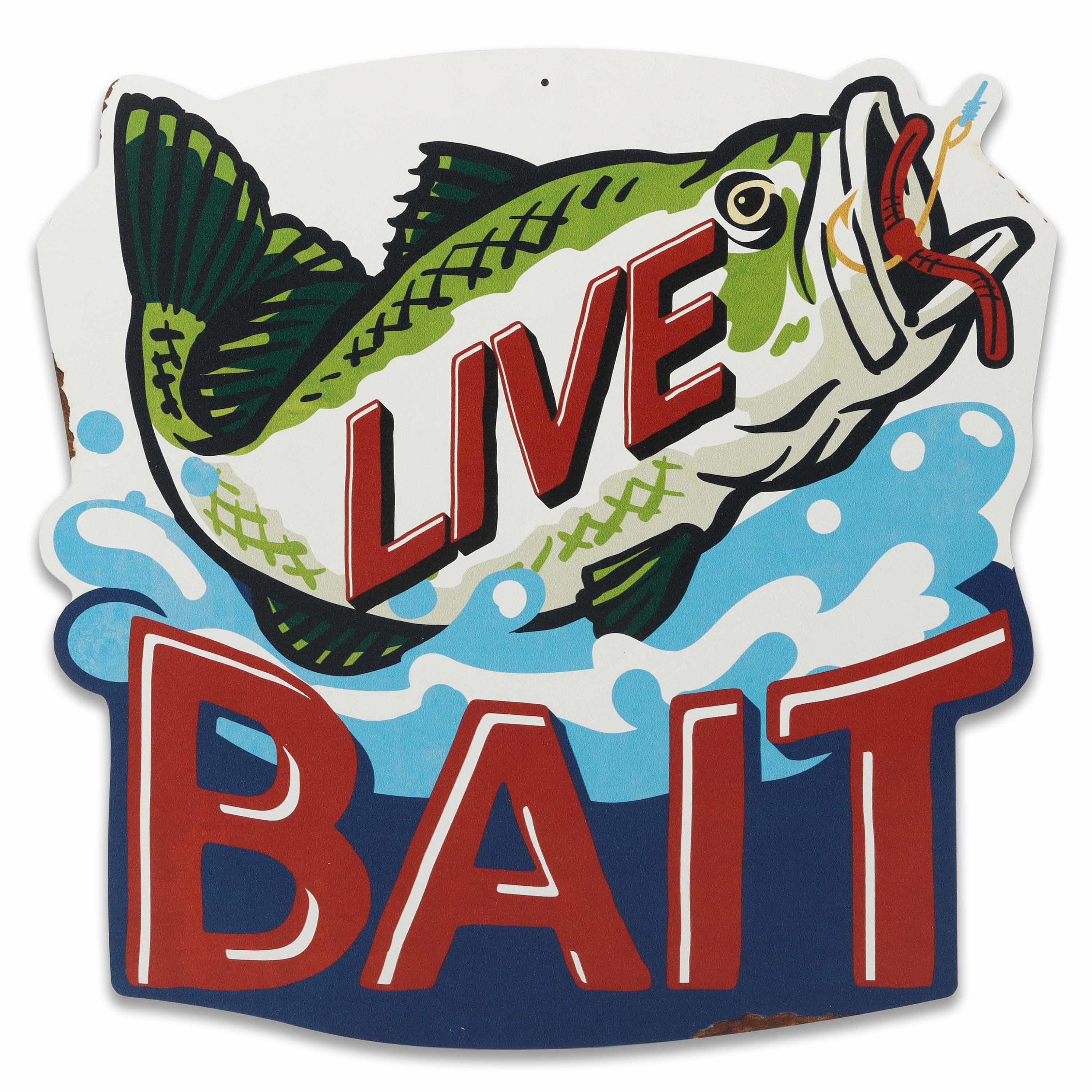 Open Road's Live Bait Metal Sign | Bass Pro Shops Canada